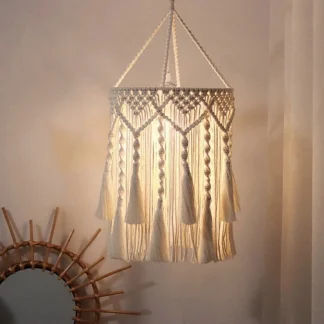 Woven Rattan Pendant Light Shade