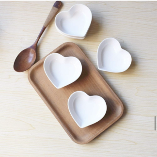 Heart Ceramic Trinket Dish Set