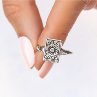 The Sun Tarot Signet Ring