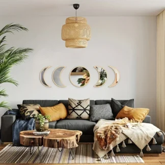 Moon Phase Wall Art Mirrors