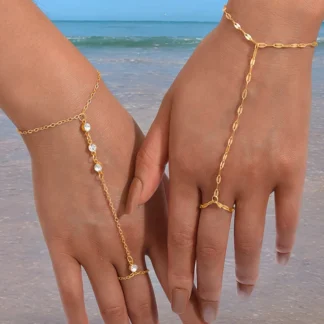 Vintage Chain Bracelets Set