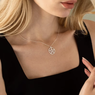 Stainless Steel Pentagram Necklace