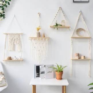 Macramé Hanging Shelf