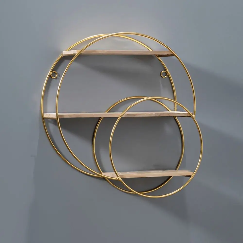 Gold Ring Wall Shelf