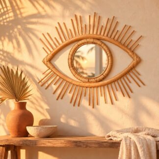 Rattan Wall Mirror